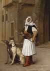 Arnaut and two Whippets